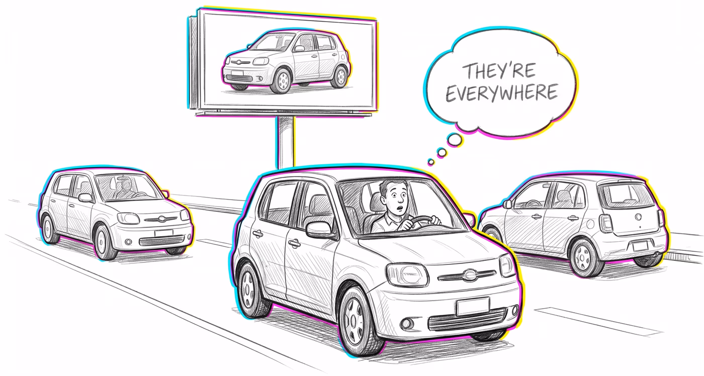 Illustration: Frequency Illusion