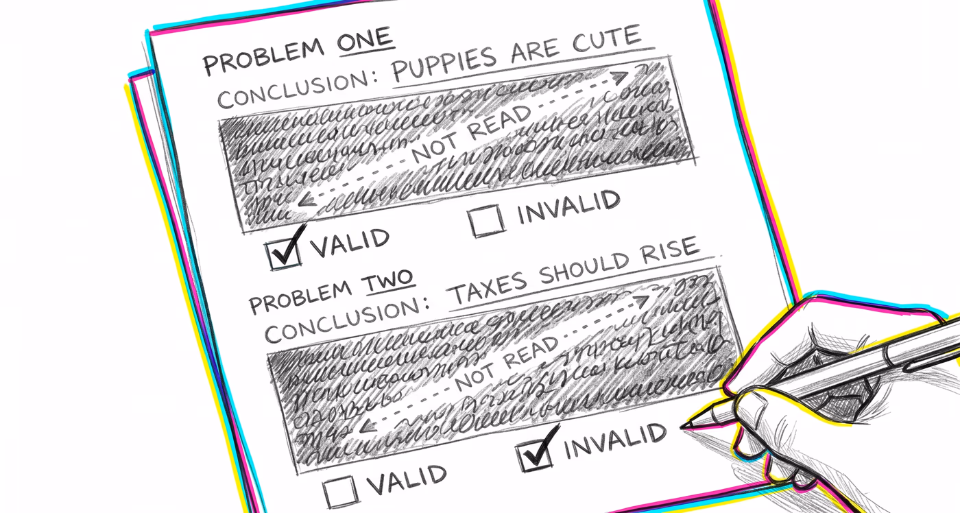 Illustration: Belief Bias