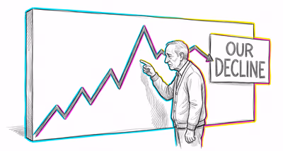 Declinism cognitive bias illustration
