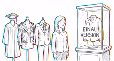 End-of-History Illusion cognitive bias illustration