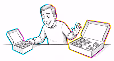 Less-is-Better Effect cognitive bias illustration