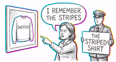 Misinformation Effect cognitive bias illustration