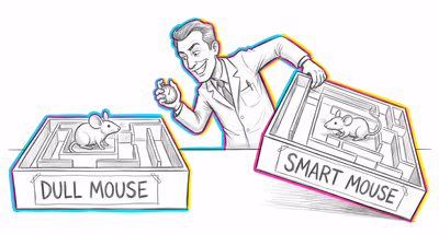 Observer-Expectancy Effect cognitive bias illustration