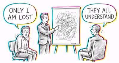 Pluralistic Ignorance cognitive bias illustration