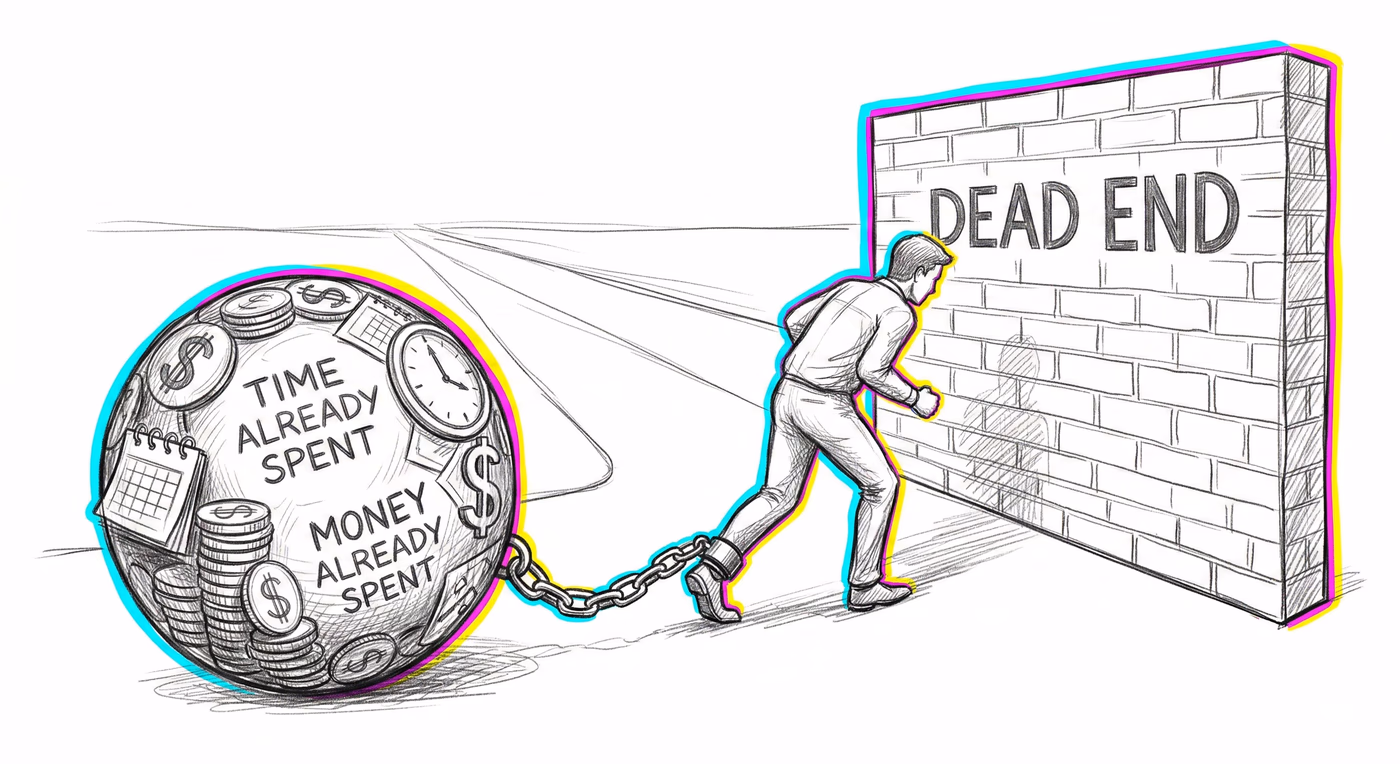 Illustration: Sunk Cost Fallacy