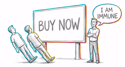 Third-Person Effect cognitive bias illustration